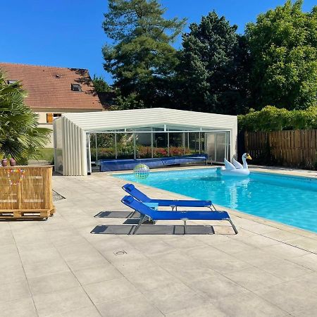 Rosny-sur-Seine L'Annexe- Guest House Avec Piscine Studio Avec Coin Chambre מראה חיצוני תמונה